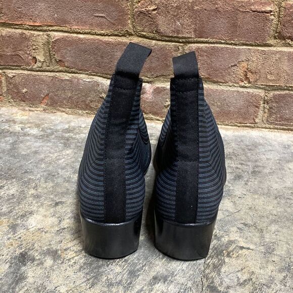 Charleston Shoe Co Gray/Blue Pinstripe Lower King Boot Size 10 NIB - Picture 4 of 8